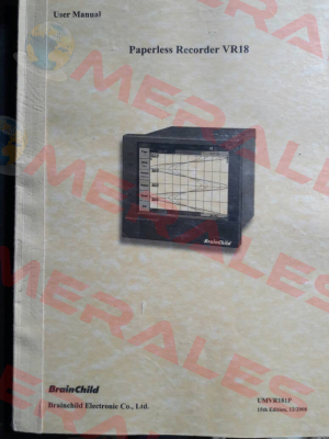VR18    UMVR181R  obsolete, alternative PPR500-1X000210 Brainchild