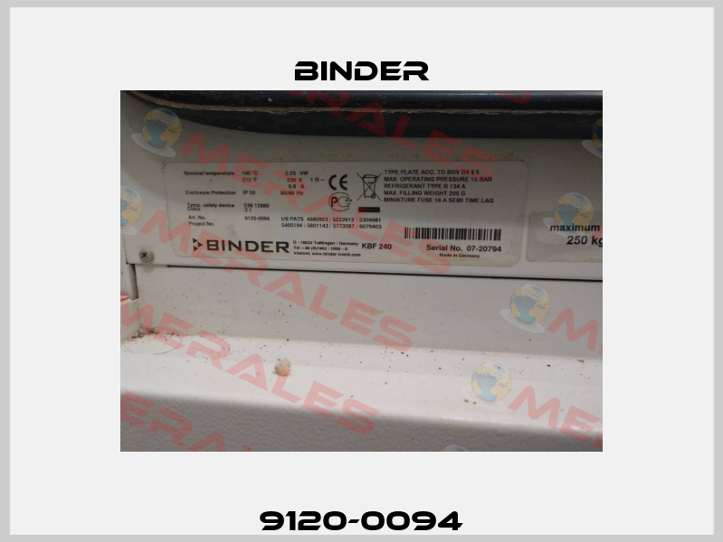 9120-0094 Binder