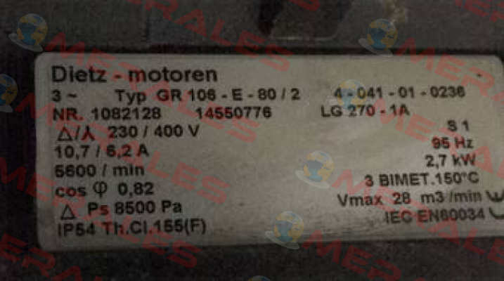 OR 108-E-80/2 Dietz-Motoren