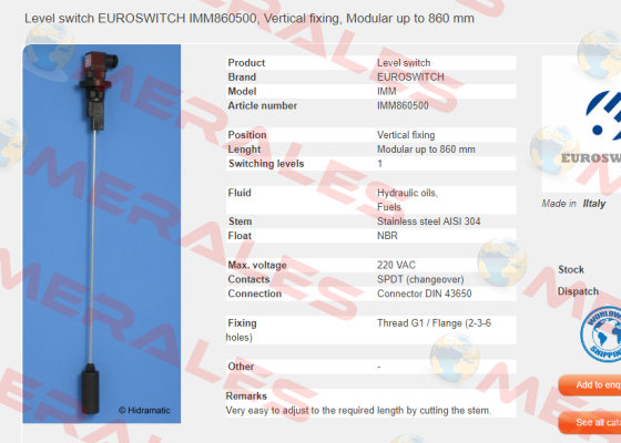 ELIMM860500 Euroswitch