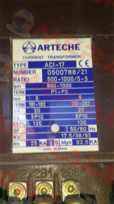 ACI-17 Arteche