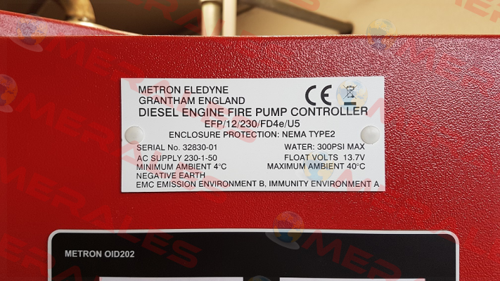 EFP/12/230/FD4e/U5 Metron Eledyne Ltd