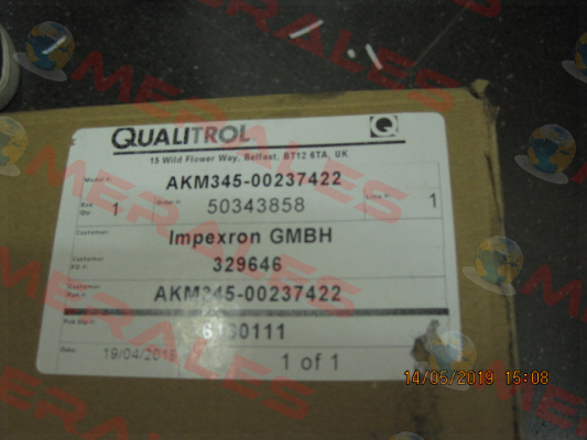 AKM345-00237422 Type 35/GEN2 Qualitrol