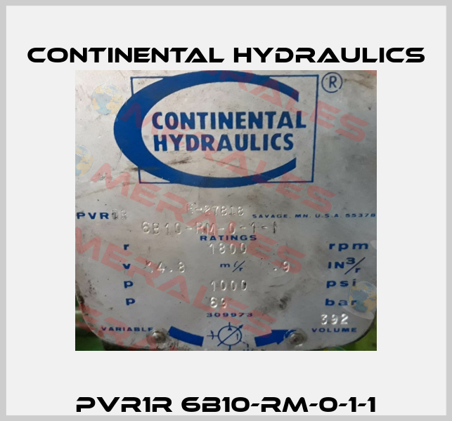 PVR1R 6B10-RM-0-1-1 Continental Hydraulics