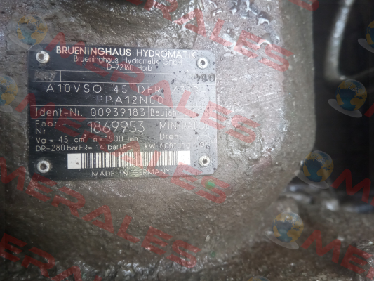 A  A10VSO 45 DFR /31R-PPA12N00 Rexroth