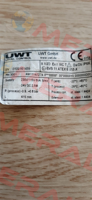 S/N: 0100161459 Uwt