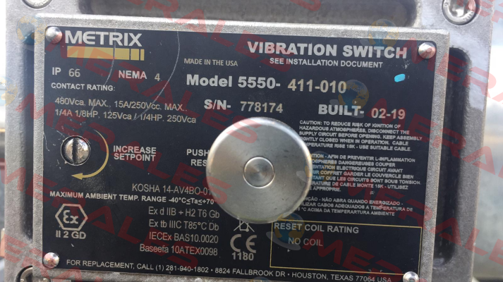 Modell 5550-411-010 Metrix