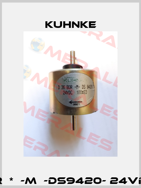 D 36-..BOR  *  -M  -DS9420- 24VDC 100%ED Kuhnke