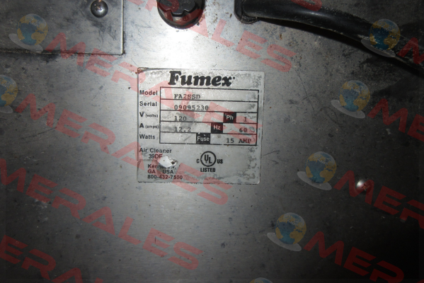 FA2SSD old PN/ new PN FA2 Fumex