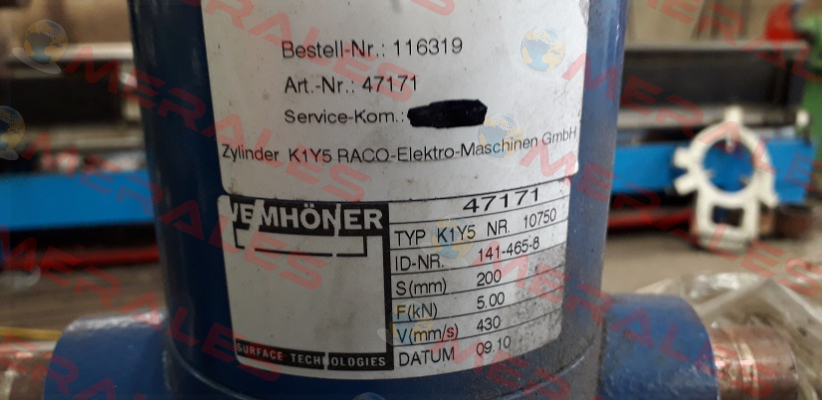 Type K1Y5, 141-465-8 RACO