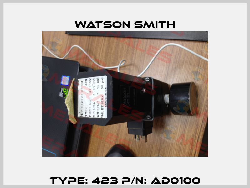 Type: 423 P/N: AD0100 Watson Smith