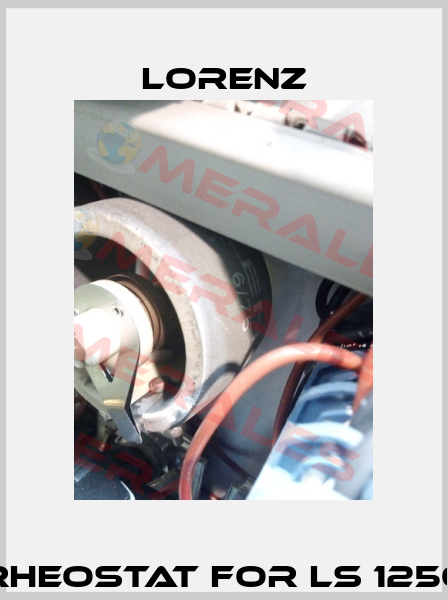 Rheostat for LS 1250 Lorenz