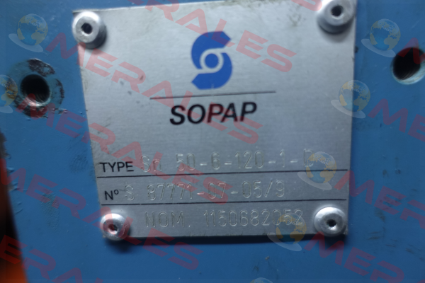 SN 50- 6-120-1-D-GRS-ABCDEFC- D-EF Sopap