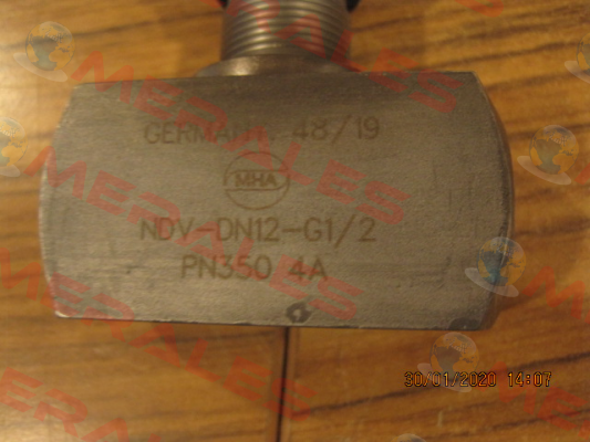 NDV-DN12-G1/2-4A Mha Zentgraf