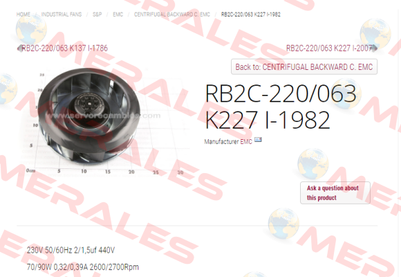 RB2C-220/063 k227 I-1982 Emc