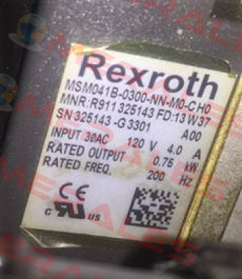 R911325143 / MSM041B-0300-NN-M0-CH0 Rexroth