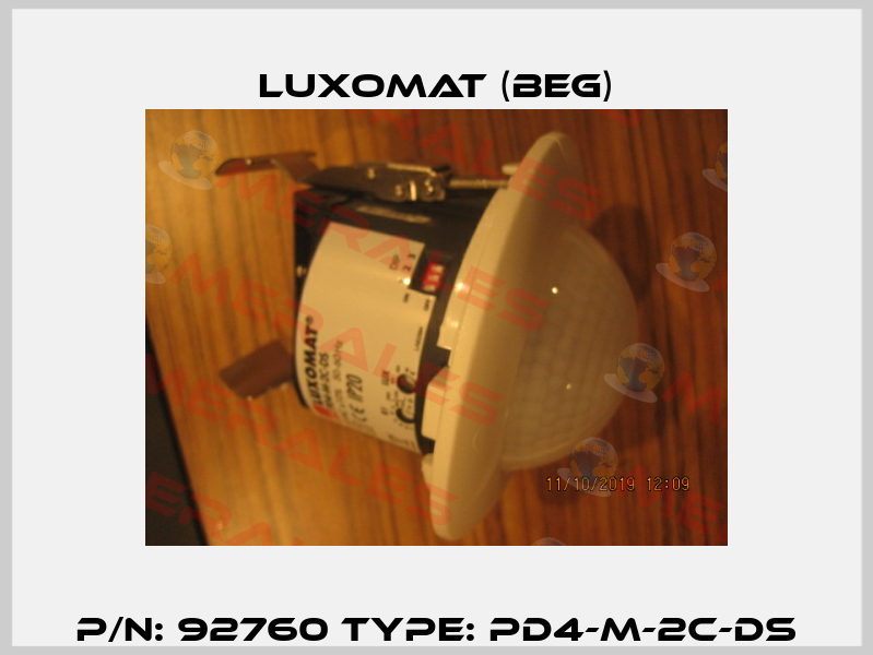 P/N: 92760 Type: PD4-M-2C-DS LUXOMAT (BEG)
