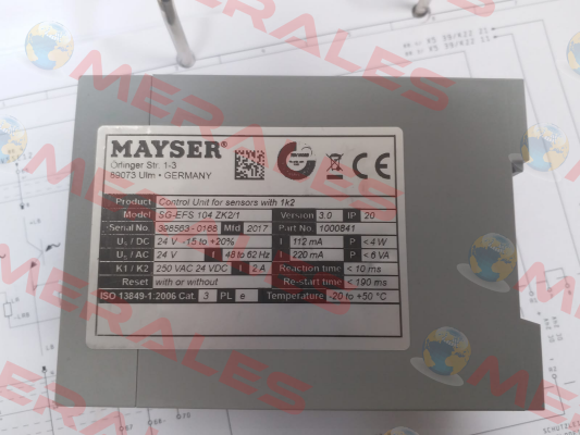 SG-EFS 104 ZK2/1 Mayser