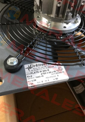 Model:PLATE-M 254 M ELEKTROVENT