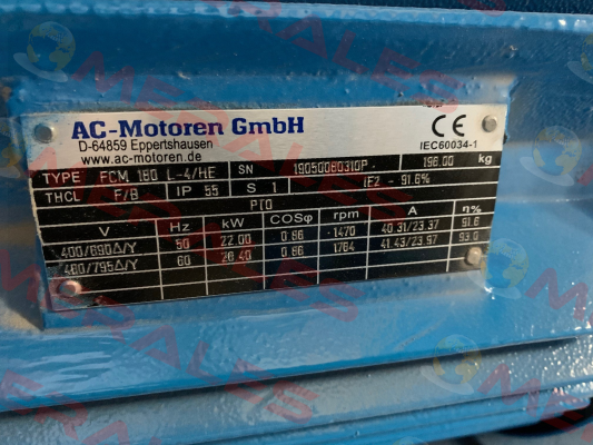 FCM 180 L-4/HE AC Motoren