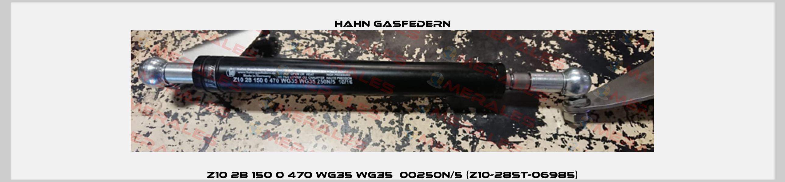 Z10 28 150 0 470 WG35 WG35  00250N/5 (Z10-28ST-06985) Hahn Gasfedern