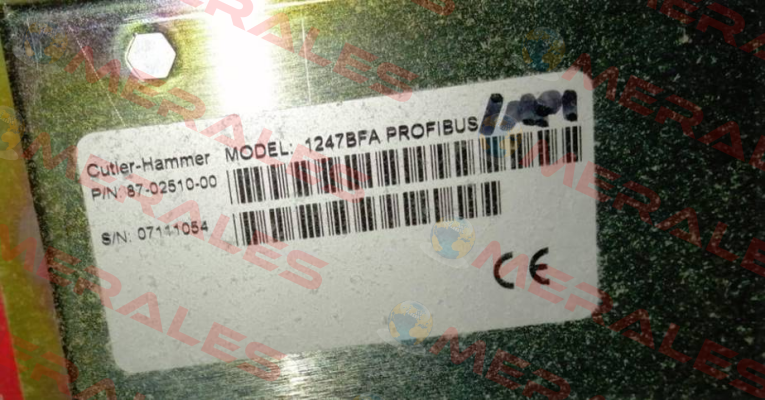 Model: 1247BFA PROFIBUS Cutler Hammer (Eaton)