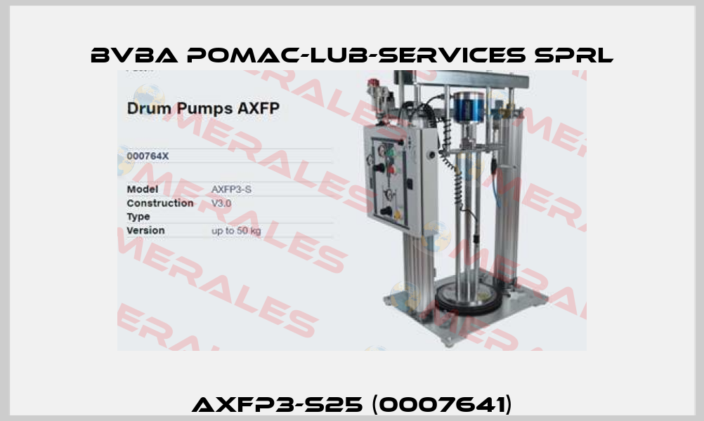 AXFP3-S25 (0007641) bvba pomac-lub-services sprl