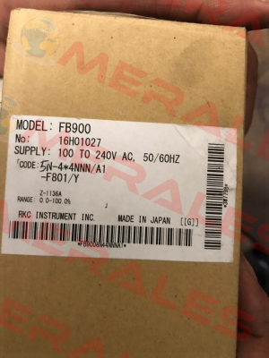 FB900 5N-4*4NNN/A1-F801/Y Rkc Instruments
