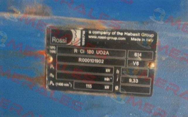 RCI 180  U 02 A/9.33 F.O..V6 Rossi