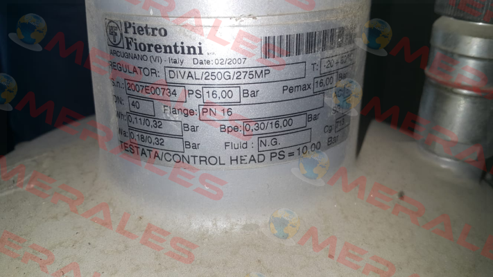DIVAL/250G/275MP Pietro Fiorentini
