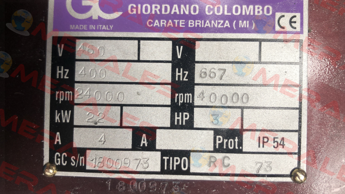 XNMRO17-886A GIORDANO COLOMBO