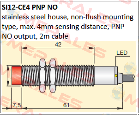 SI12-CE4 PNP NO Aeco