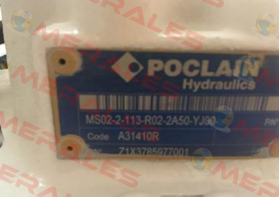 MS02-2-113-R02-2A50-YJ00 (A31410R) Poclain