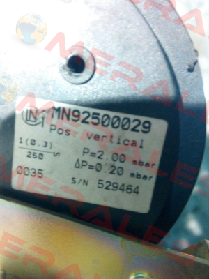 MN92500029 - obsolete  Weishaupt