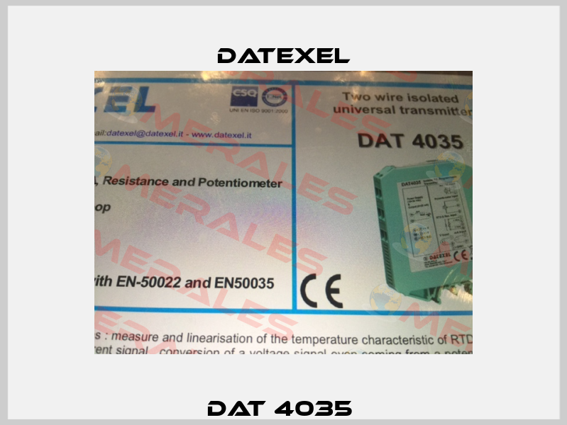 DAT 4035  Datexel