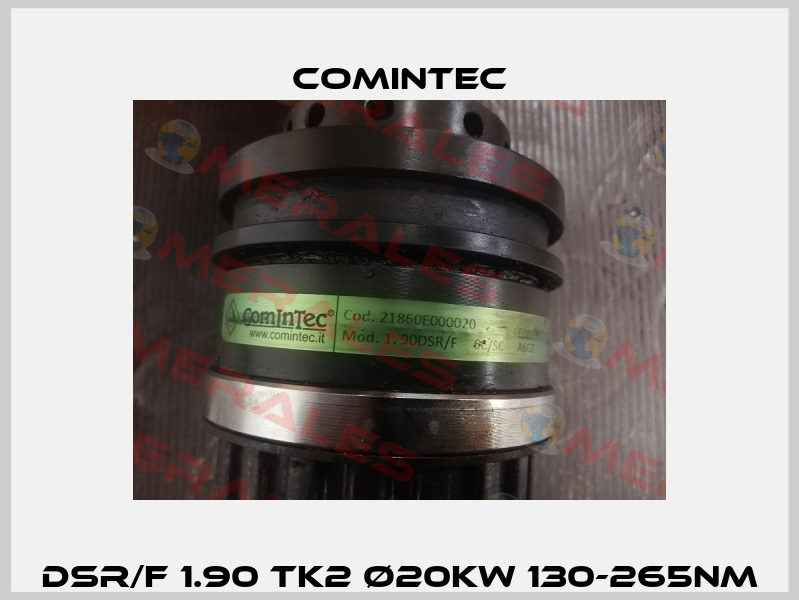 DSR/F 1.90 TK2 ø20kw 130-265Nm Comintec