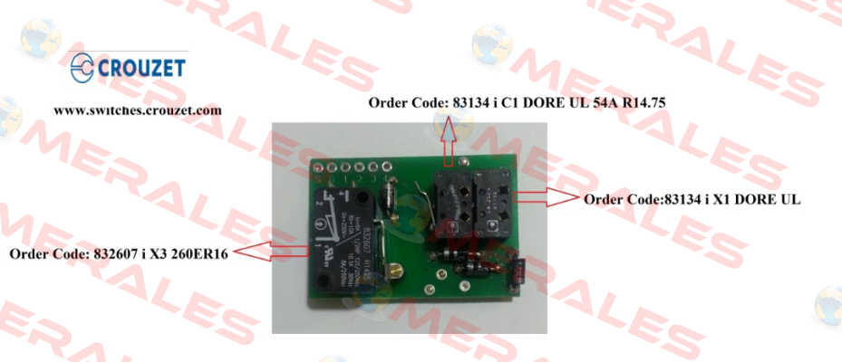 832607 i X3 260ER16 Crouzet