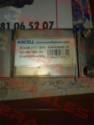 TC6178 S/N: 0043983 Ascell Sensor
