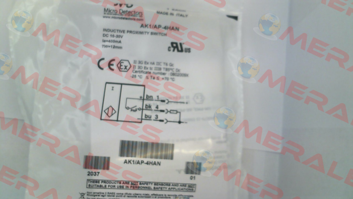 AK1/AP-4HAN Micro Detectors / Diell (now Datasensing)