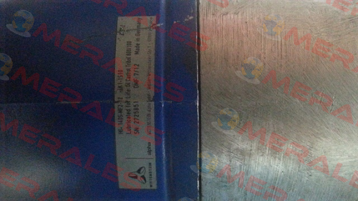 S/N: 2725851 HG+140S-MF2-12-6K1-1S10  Wittenstein