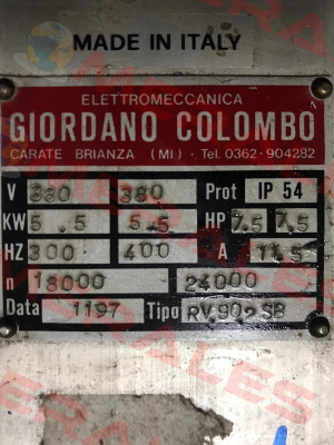 0607198 GIORDANO COLOMBO