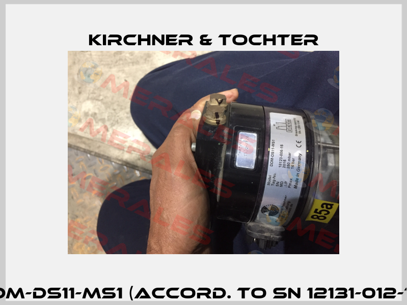 DDM-DS11-MS1 (accord. to SN 12131-012-12) Kirchner & Tochter