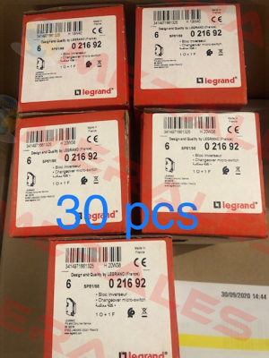 0 216 92 Legrand