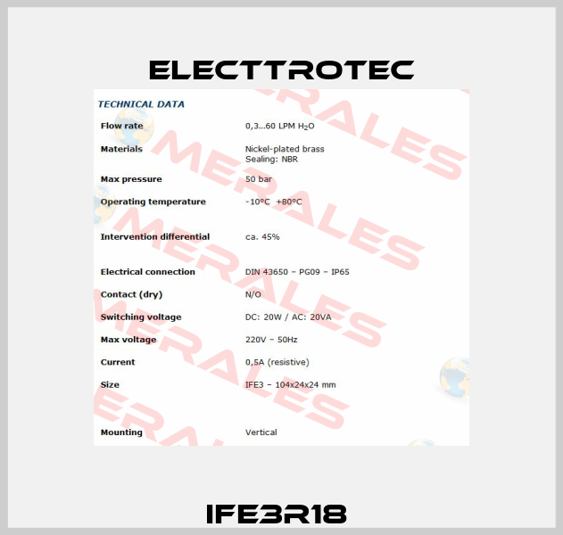 IFE3R18  Elettrotec