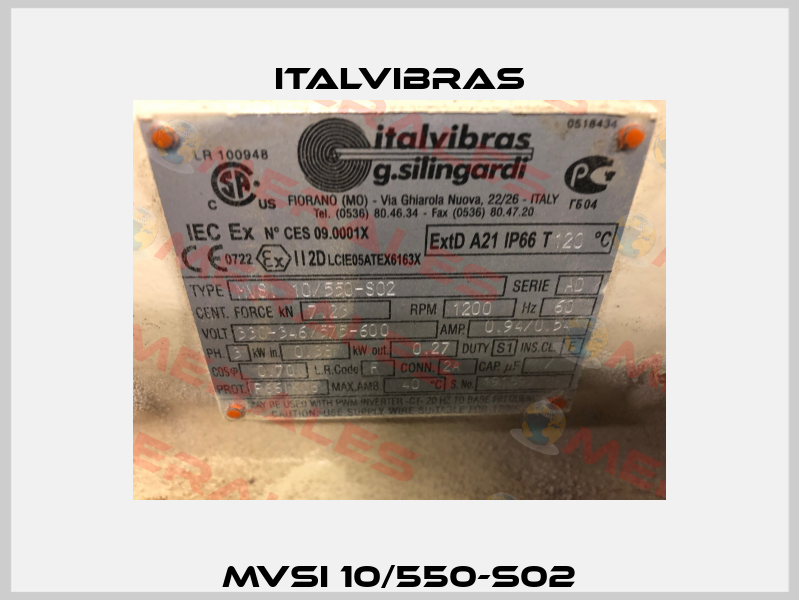 MVSI 10/550-S02 Italvibras