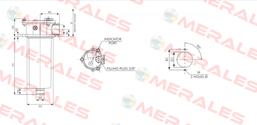 FR130C25BBB500000 Filtrec