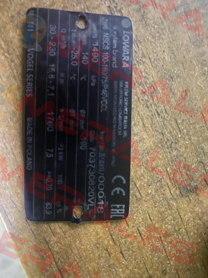 NSCS 100-160/75/P46VCCL Lowara