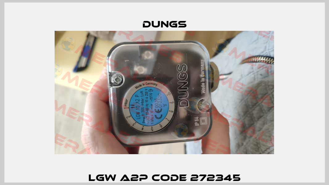LGW A2P code 272345 Dungs