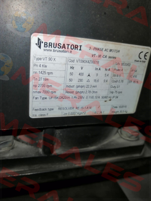 VT090X4Z00018 old code, new code VT090X4Z00063 Brusatori