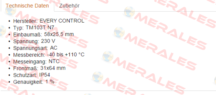 TM103T N7 (316180020) EVCO - Every Control